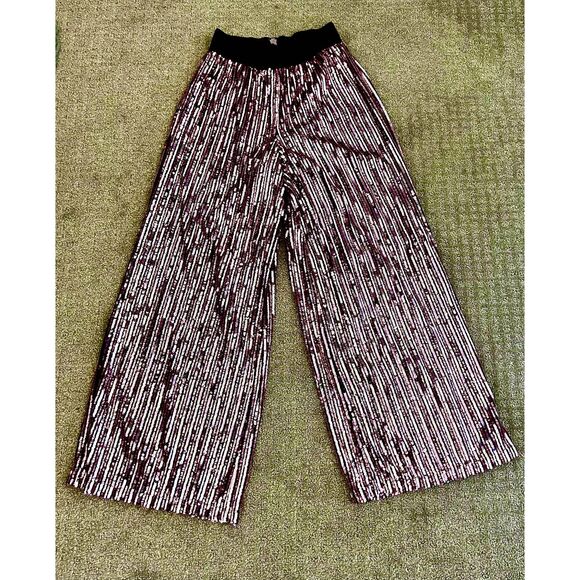 Victoria’s Secret Sequined Palazzo Pants Pink Gold Women’s Party Night Out SZ S - Picture 4 of 4